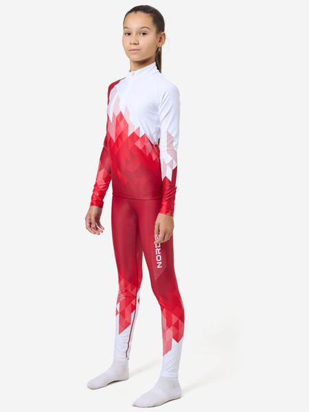 Комбинезон лыжный NordSki JR Race детский красн/белый (вид 3) Комбинезон лыжный NordSki JR Race детский красн/белый (фото, вид 3)