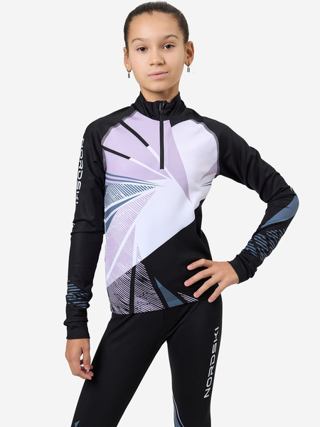 Комбинезон лыжный NordSki JR Heat детский черн/лаванда (вид 3) Комбинезон лыжный NordSki JR Heat детский черн/лаванда (фото, вид 3)