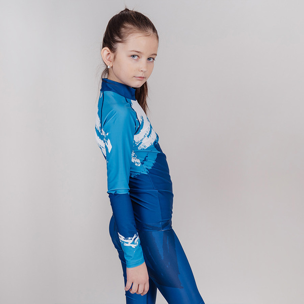 Комбинезон лыжный NordSki JR Premium Rus детский синий (вид 3) Комбинезон лыжный NordSki JR Premium Rus детский синий (фото, вид 3)