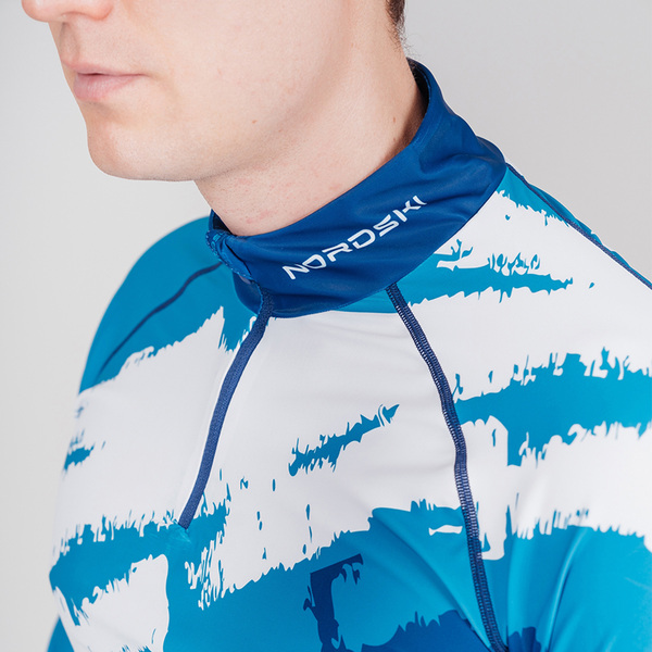 Комбинезон лыжный NordSki Premium синий (вид 2) Комбинезон лыжный NordSki Premium синий (фото, вид 2)