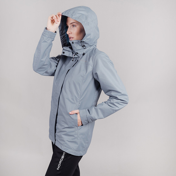 Куртка Ветрозащитная NordSki W Storm женская серый (вид 1) Куртка Ветрозащитная NordSki W Storm женская серый (фото, вид 1)