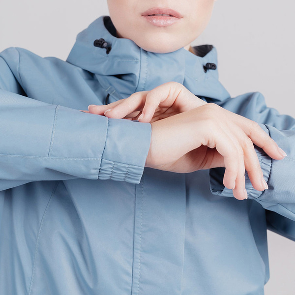 Куртка Ветрозащитная NordSki W Storm женская серый (вид 5) Куртка Ветрозащитная NordSki W Storm женская серый (фото, вид 5)