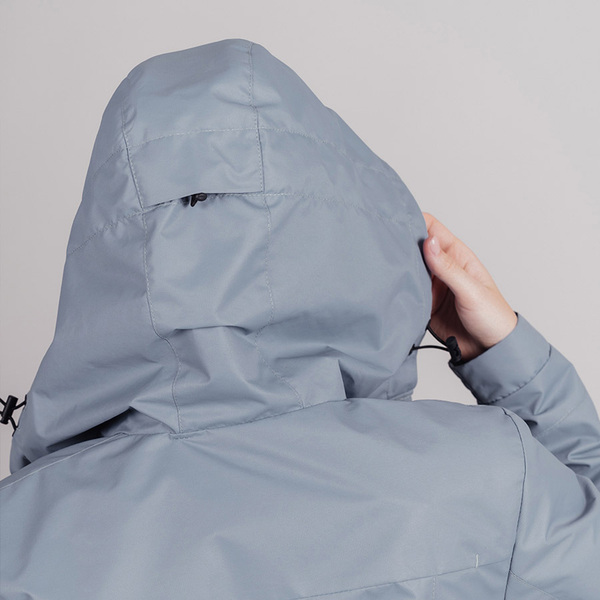 Куртка Ветрозащитная NordSki W Storm женская серый (вид 9) Куртка Ветрозащитная NordSki W Storm женская серый (фото, вид 9)