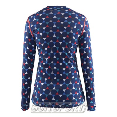 Термобелье Рубашка Craft W Mix&Match женская звезда (фото, вид 1)