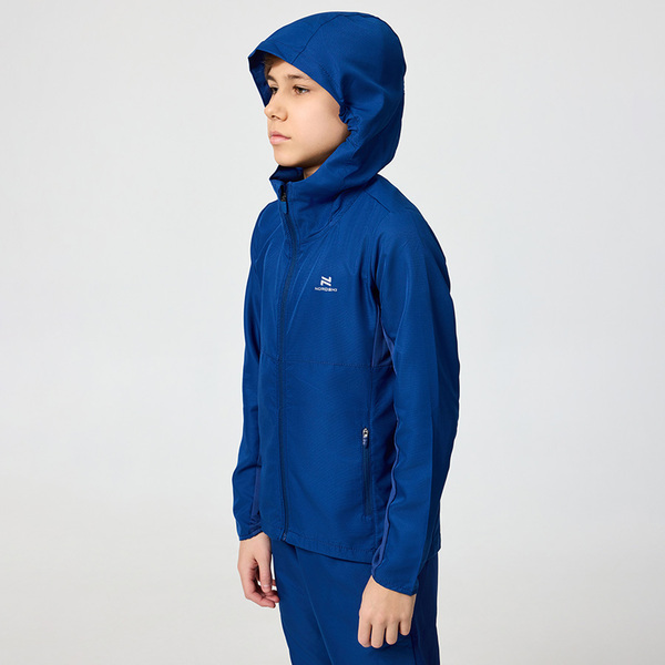 Куртка Тренировочная NordSki Jr Run детская Navy (вид 1) Куртка Тренировочная NordSki Jr Run детская Navy (фото, вид 1)