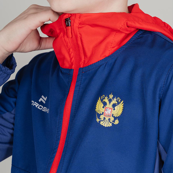 Куртка тренировочная NordSki Jr Run детская Patriot (вид 1) Куртка тренировочная NordSki Jr Run детская Patriot (фото, вид 1)