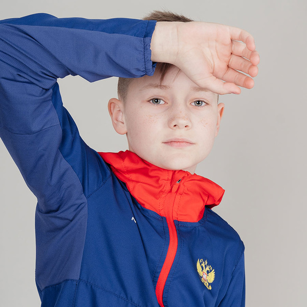 Куртка тренировочная NordSki Jr Run детская Patriot (вид 3) Куртка тренировочная NordSki Jr Run детская Patriot (фото, вид 3)