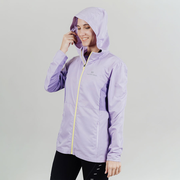 Куртка тренировочная NordSki W Run женская Lilac (вид 1) Куртка тренировочная NordSki W Run женская Lilac (фото, вид 1)