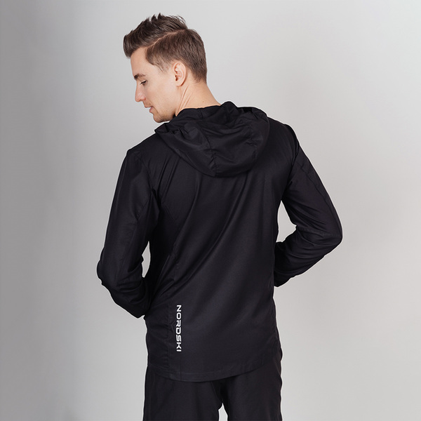 Куртка тренировочная NordSki M Run мужская черный (вид 1) Куртка тренировочная NordSki M Run мужская черный (фото, вид 1)
