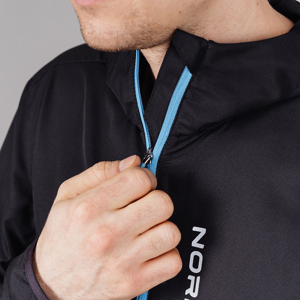 Куртка тренировочная NordSki M Run мужская черный (вид 4) Куртка тренировочная NordSki M Run мужская черный (фото, вид 4)