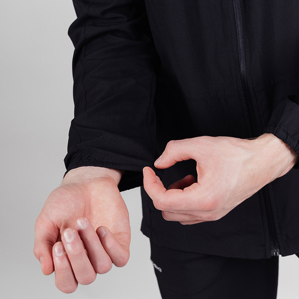 Куртка тренировочная NordSki M Light мужская Black (вид 2) Куртка тренировочная NordSki M Light мужская Black (фото, вид 2)