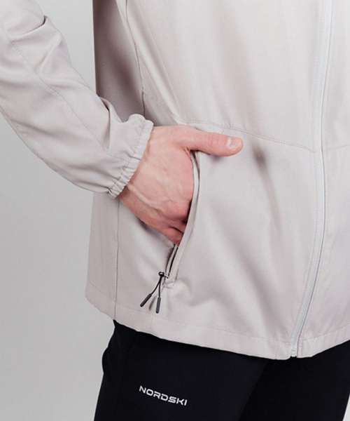 Куртка тренировочная NordSki M Light мужская Granit (вид 4) Куртка тренировочная NordSki M Light мужская Granit (фото, вид 4)