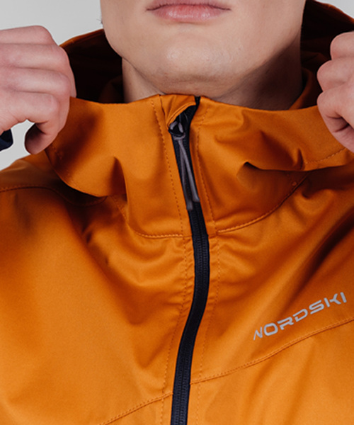 Куртка тренировочная NordSki M Warm мужская Bronze (вид 3) Куртка тренировочная NordSki M Warm мужская Bronze (фото, вид 3)