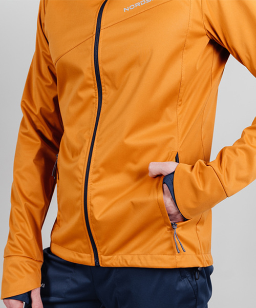 Куртка тренировочная NordSki M Warm мужская Bronze (вид 4) Куртка тренировочная NordSki M Warm мужская Bronze (фото, вид 4)