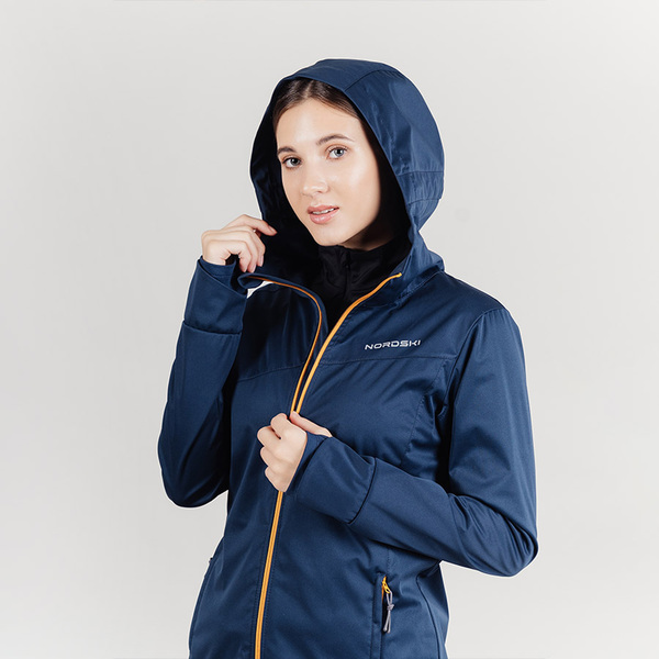 Куртка тренировочная NordSki W Warm женская Deep (вид 2) Куртка тренировочная NordSki W Warm женская Deep (фото, вид 2)
