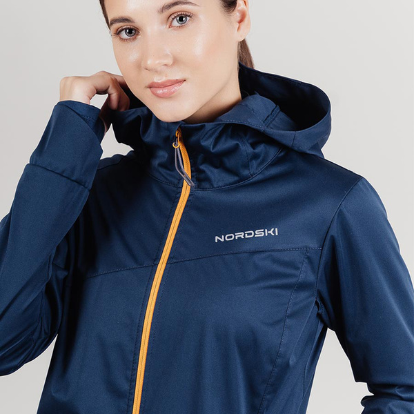 Куртка тренировочная NordSki W Warm женская Deep (вид 3) Куртка тренировочная NordSki W Warm женская Deep (фото, вид 3)