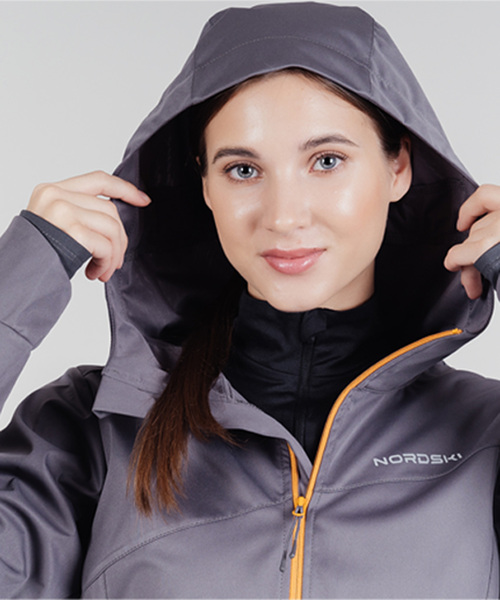 Куртка тренировочная NordSki W Warm женская Shark (вид 1) Куртка тренировочная NordSki W Warm женская Shark (фото, вид 1)