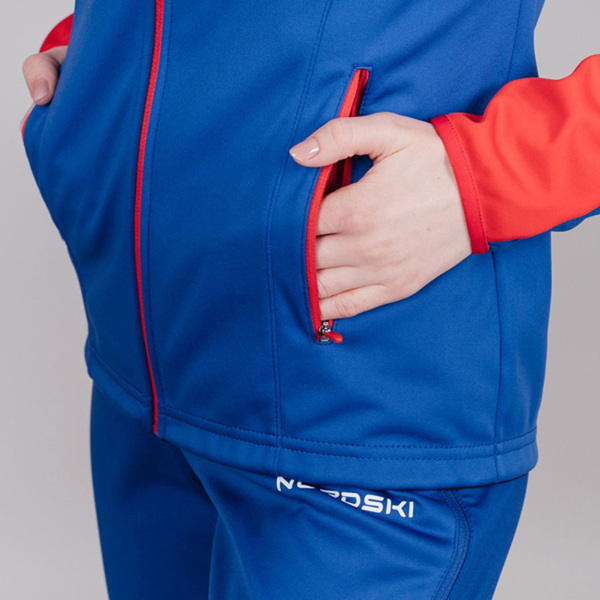 Разминочная куртка NordSki W Premium SoftShell женская Patriot (вид 2) Разминочная куртка NordSki W Premium SoftShell женская Patriot (фото, вид 2)