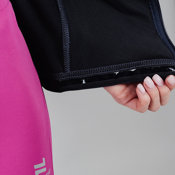 Разминочная куртка NordSki W Pro женская фуксия/синий (вид 4) Разминочная куртка NordSki W Pro женская фуксия/синий (фото, вид 4)