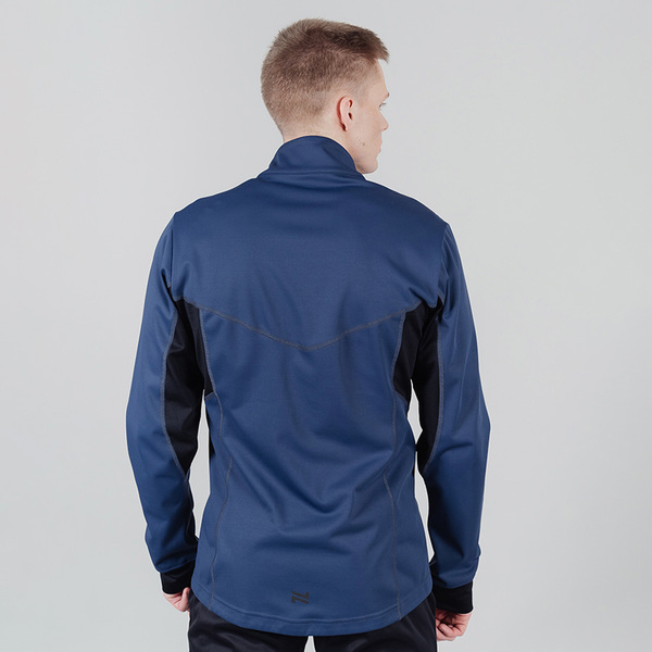 Разминочная куртка NordSki M Hybrid Pro мужская син/черный (вид 6) Разминочная куртка NordSki M Hybrid Pro мужская син/черный (фото, вид 6)