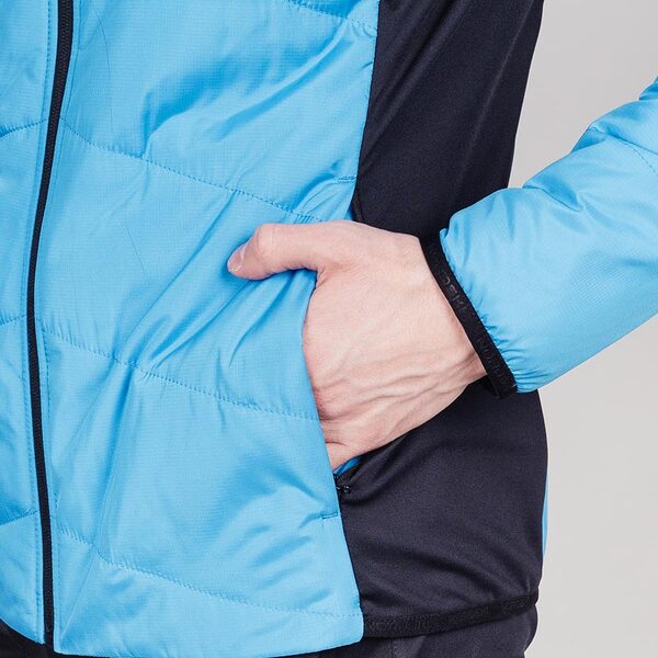 Разминочная куртка NordSki M Hybrid Warm Light мужская син/черный (вид 3) Разминочная куртка NordSki M Hybrid Warm Light мужская син/черный (фото, вид 3)