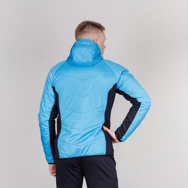 Разминочная куртка NordSki M Hybrid Warm Light мужская син/черный (вид 5) Разминочная куртка NordSki M Hybrid Warm Light мужская син/черный (фото, вид 5)