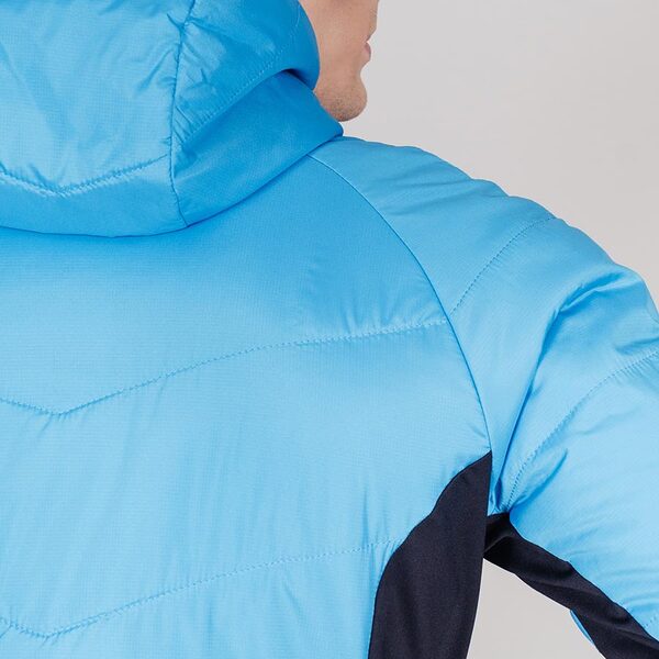 Разминочная куртка NordSki M Hybrid Warm Light мужская син/черный (вид 6) Разминочная куртка NordSki M Hybrid Warm Light мужская син/черный (фото, вид 6)