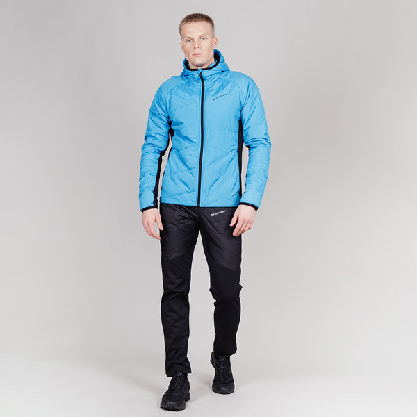 Разминочная куртка NordSki M Hybrid Warm Light мужская син/черный (вид 7) Разминочная куртка NordSki M Hybrid Warm Light мужская син/черный (фото, вид 7)
