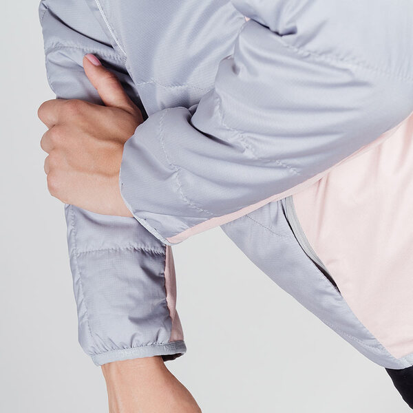 Разминочная куртка NordSki W Hybrid Warm женская св.серый (вид 6) Разминочная куртка NordSki W Hybrid Warm женская св.серый (фото, вид 6)