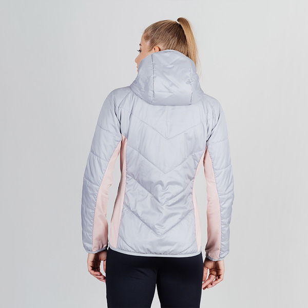 Разминочная куртка NordSki W Hybrid Warm женская св.серый (вид 8) Разминочная куртка NordSki W Hybrid Warm женская св.серый (фото, вид 8)