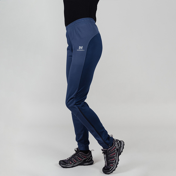 Разминочные штаны NordSki W Pro женские т.синий (вид 1) Разминочные штаны NordSki W Pro женские т.синий (фото, вид 1)