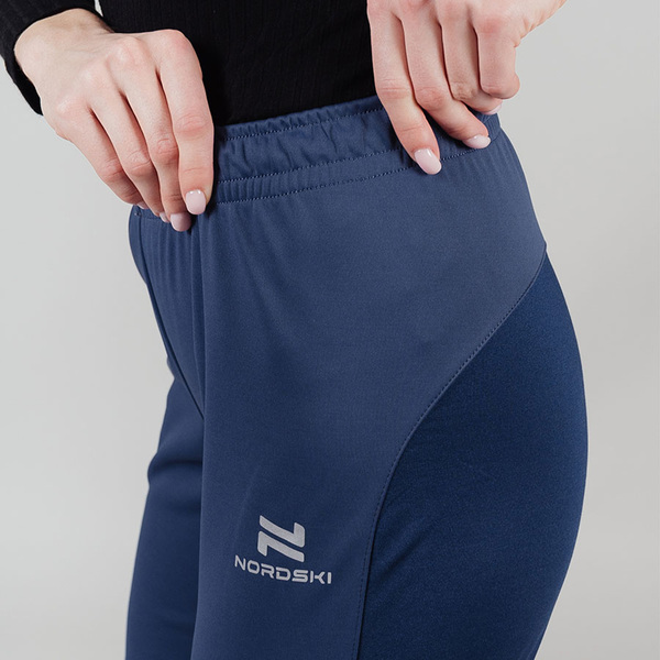 Разминочные штаны NordSki W Pro женские т.синий (вид 2) Разминочные штаны NordSki W Pro женские т.синий (фото, вид 2)
