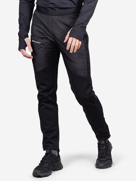 Разминочные штаны NordSki M Hybrid Pro мужские черный (вид 3) Разминочные штаны NordSki M Hybrid Pro мужские черный (фото, вид 3)