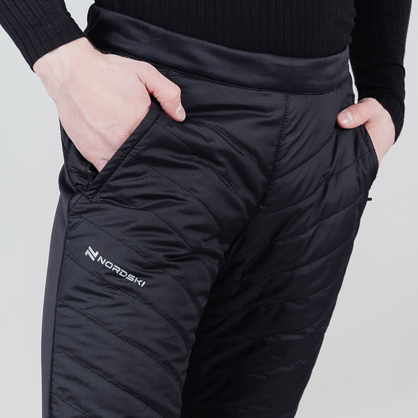 Разминочные штаны NordSki M Hybrid Warm мужские черный (вид 2) Разминочные штаны NordSki M Hybrid Warm мужские черный (фото, вид 2)