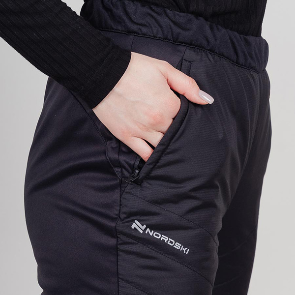 Разминочные штаны NordSki W Hybrid Warm женские черный (вид 3) Разминочные штаны NordSki W Hybrid Warm женские черный (фото, вид 3)
