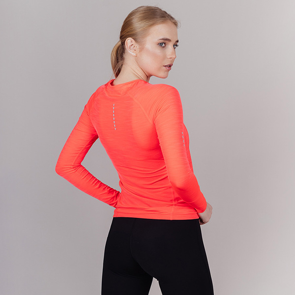 Рубашка с длинным рукавом NordSki W Pro женская Coral (вид 3) Рубашка с длинным рукавом NordSki W Pro женская Coral (фото, вид 3)