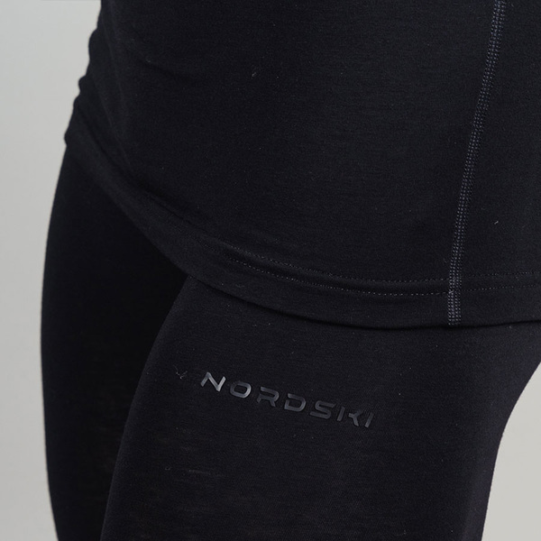 Термобелье Комплект NordSki M Wool мужской черный (вид 2) Термобелье Комплект NordSki M Wool мужской черный (фото, вид 2)