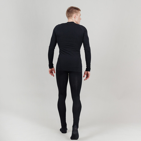 Термобелье Комплект NordSki M Wool мужской черный (вид 4) Термобелье Комплект NordSki M Wool мужской черный (фото, вид 4)