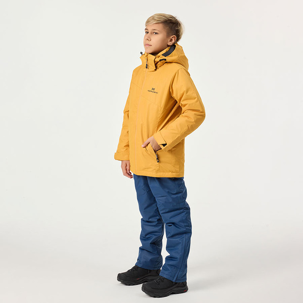 Утепленная куртка NordSki Kids Active горчичный (вид 12) Утепленная куртка NordSki Kids Active горчичный (фото, вид 12)