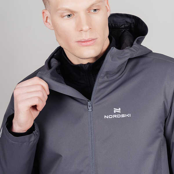 Утепленная куртка NordSki M Urban 2.0 мужская т.серый (вид 2) Утепленная куртка NordSki M Urban 2.0 мужская т.серый (фото, вид 2)