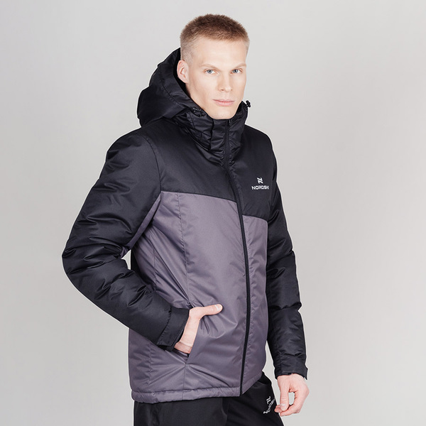 Утепленная куртка NordSki M Active мужская черн/серый (вид 1) Утепленная куртка NordSki M Active мужская черн/серый (фото, вид 1)