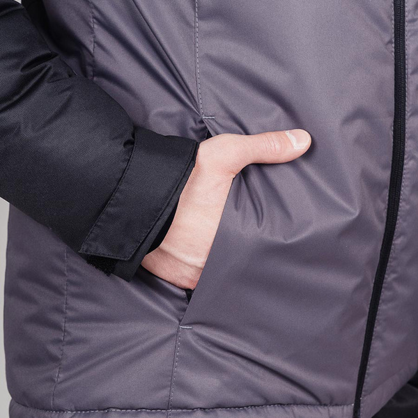 Утепленная куртка NordSki M Active мужская черн/серый (вид 4) Утепленная куртка NordSki M Active мужская черн/серый (фото, вид 4)