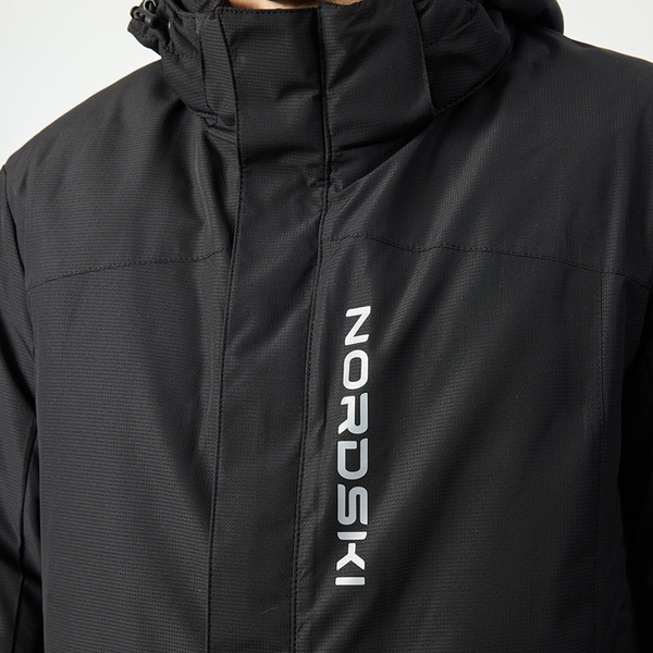 Утепленная куртка NordSki M Mount мужская черный (вид 1) Утепленная куртка NordSki M Mount мужская черный (фото, вид 1)