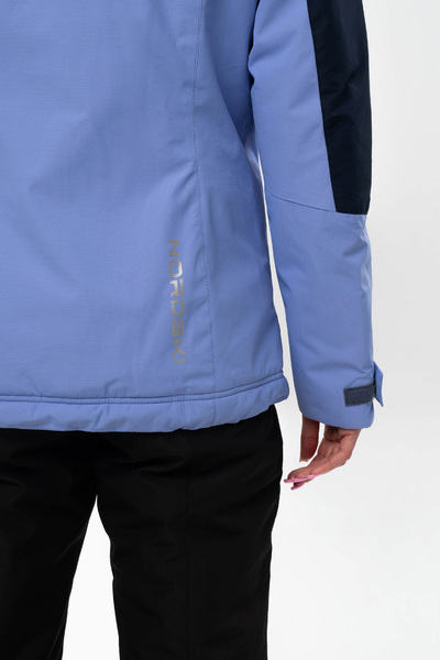 Утепленная куртка NordSki W Mount женская син/фиолетовый (вид 2) Утепленная куртка NordSki W Mount женская син/фиолетовый (фото, вид 2)