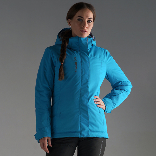Утепленная куртка NordSki W Mount женская синий (вид 3) Утепленная куртка NordSki W Mount женская синий (фото, вид 3)