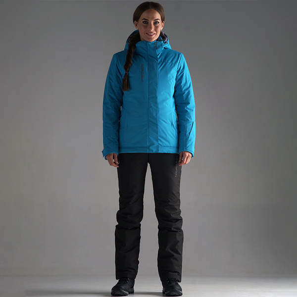 Утепленная куртка NordSki W Mount женская синий (вид 5) Утепленная куртка NordSki W Mount женская синий (фото, вид 5)