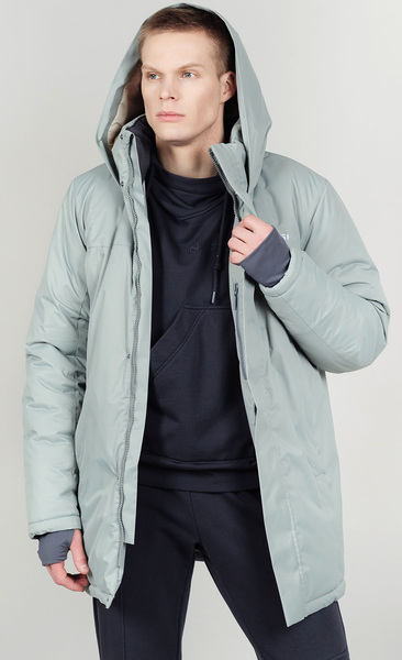 Утепленная куртка-парка NordSki M Smoky Mint (вид 4) Утепленная куртка-парка NordSki M Smoky Mint (фото, вид 4)