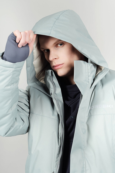 Утепленная куртка-парка NordSki M Smoky Mint (вид 5) Утепленная куртка-парка NordSki M Smoky Mint (фото, вид 5)