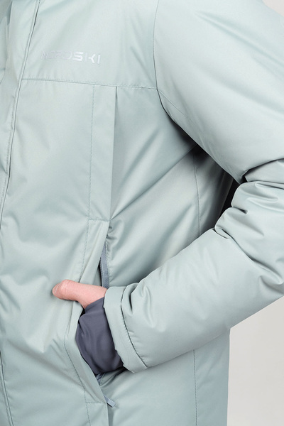 Утепленная куртка-парка NordSki M Smoky Mint (вид 6) Утепленная куртка-парка NordSki M Smoky Mint (фото, вид 6)