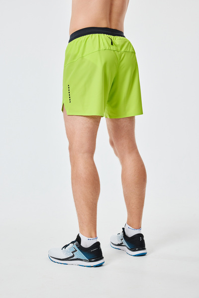Шорты беговые NordSki M Pro мужские Lime (вид 5) Шорты беговые NordSki M Pro мужские Lime (фото, вид 5)